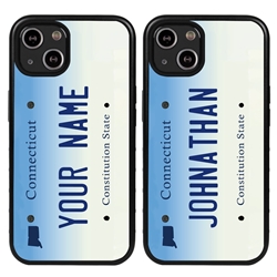 
Personalized License Plate Case for iPhone 13 Mini – Hybrid Connecticut