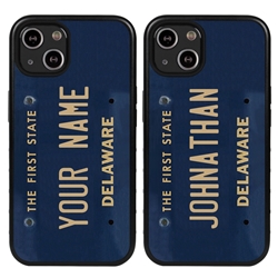 
Personalized License Plate Case for iPhone 13 Mini – Delaware