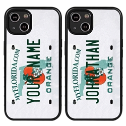 
Personalized License Plate Case for iPhone 13 Mini – Hybrid Florida