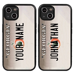 
Personalized License Plate Case for iPhone 13 Mini – Hybrid Georgia