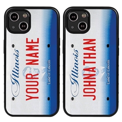 
Personalized License Plate Case for iPhone 13 Mini – Illinois