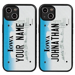 
Personalized License Plate Case for iPhone 13 Mini – Hybrid Iowa
