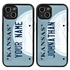 Personalized License Plate Case for iPhone 13 Mini – Kansas
