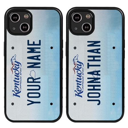 Personalized License Plate Case for iPhone 13 Mini – Hybrid Kentucky
