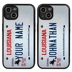 
Personalized License Plate Case for iPhone 13 Mini – Hybrid Louisiana