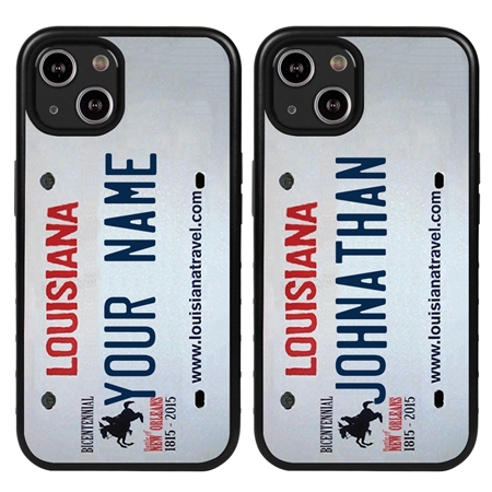 Personalized License Plate Case for iPhone 13 Mini – Louisiana
