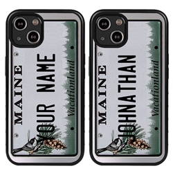 
Personalized License Plate Case for iPhone 13 Mini – Maine