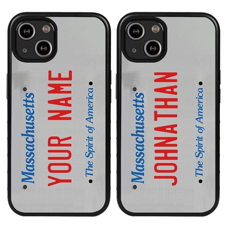 Personalized License Plate Case for iPhone 13 Mini – Massachusetts
