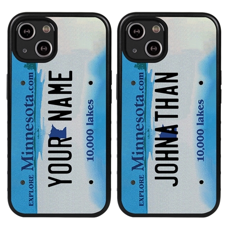 Personalized License Plate Case for iPhone 13 Mini – Hybrid Minnesota
