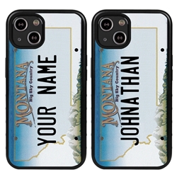 
Personalized License Plate Case for iPhone 13 Mini – Montana