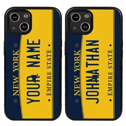 
Personalized License Plate Case for iPhone 13 Mini – Hybrid New York