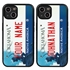 Personalized License Plate Case for iPhone 13 Mini – Hybrid Oklahoma
