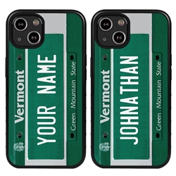 
Personalized License Plate Case for iPhone 13 Mini – Hybrid Vermont