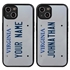 Personalized License Plate Case for iPhone 13 Mini – Hybrid Virginia
