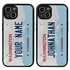 Personalized License Plate Case for iPhone 13 Mini – Washington
