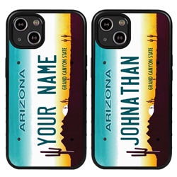 
Personalized License Plate Case for iPhone 13 – Hybrid Arizona
