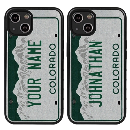 Personalized License Plate Case for iPhone 13 – Hybrid Colorado
