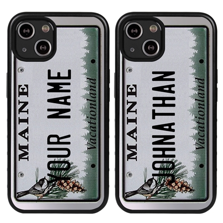 Personalized License Plate Case for iPhone 13 – Maine
