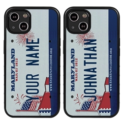 
Personalized License Plate Case for iPhone 13 – Hybrid Maryland