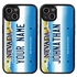 Personalized License Plate Case for iPhone 13 – Hybrid Nevada
