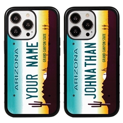 
Personalized License Plate Case for iPhone 13 Pro – Hybrid Arizona