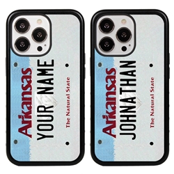 
Personalized License Plate Case for iPhone 13 Pro – Hybrid Arkansas