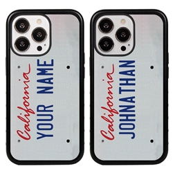 
Personalized License Plate Case for iPhone 13 Pro – Hybrid California