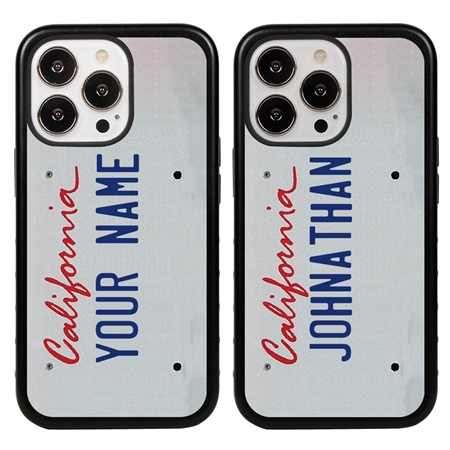 Personalized License Plate Case for iPhone 13 Pro – Hybrid California
