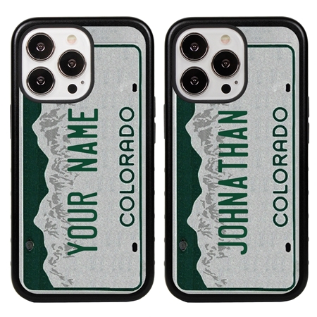 Personalized License Plate Case for iPhone 13 Pro – Colorado
