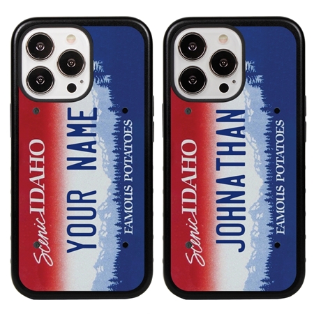 Personalized License Plate Case for iPhone 13 Pro – Hybrid Idaho
