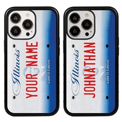 
Personalized License Plate Case for iPhone 13 Pro – Illinois