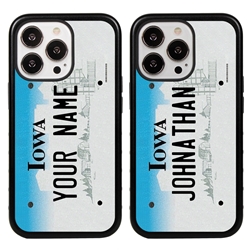 
Personalized License Plate Case for iPhone 13 Pro – Iowa