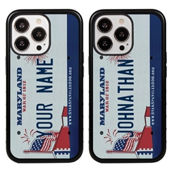 
Personalized License Plate Case for iPhone 13 Pro – Hybrid Maryland