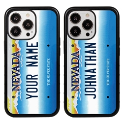 
Personalized License Plate Case for iPhone 13 Pro – Hybrid Nevada