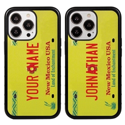 
Personalized License Plate Case for iPhone 13 Pro – Hybrid New Mexico