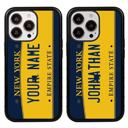 Personalized License Plate Case for iPhone 13 Pro – New York
