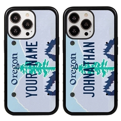 
Personalized License Plate Case for iPhone 13 Pro – Hybrid Oregon