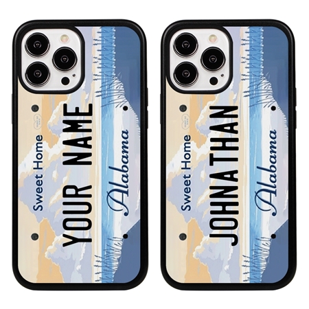 Personalized License Plate Case for iPhone 13 Pro Max – Alabama
