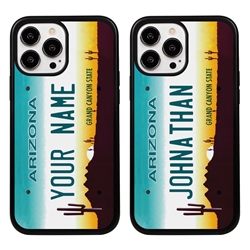 
Personalized License Plate Case for iPhone 13 Pro Max – Hybrid Arizona