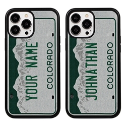 
Personalized License Plate Case for iPhone 13 Pro Max – Hybrid Colorado