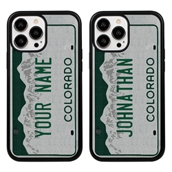 
Personalized License Plate Case for iPhone 13 Pro Max – Hybrid Colorado