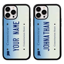 
Personalized License Plate Case for iPhone 13 Pro Max – Hybrid Connecticut