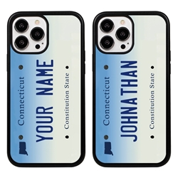 
Personalized License Plate Case for iPhone 13 Pro Max – Hybrid Connecticut