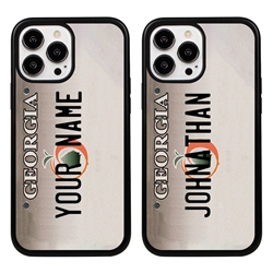 
Personalized License Plate Case for iPhone 13 Pro Max – Hybrid Georgia
