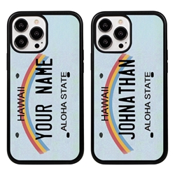
Personalized License Plate Case for iPhone 13 Pro Max – Hybrid Hawaii