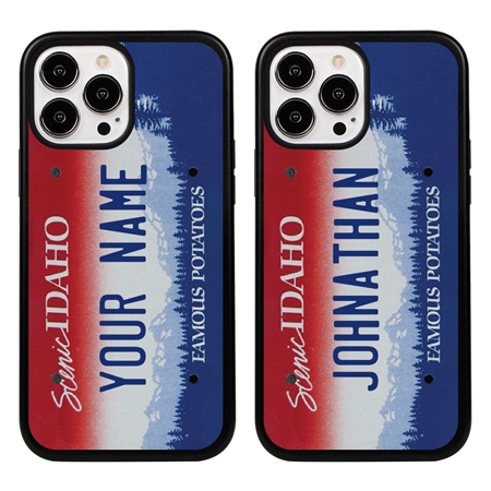 Personalized License Plate Case for iPhone 13 Pro Max – Hybrid Idaho
