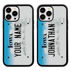 
Personalized License Plate Case for iPhone 13 Pro Max – Hybrid Iowa