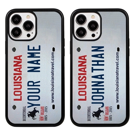 Personalized License Plate Case for iPhone 13 Pro Max – Louisiana
