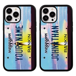 
Personalized License Plate Case for iPhone 13 Pro Max – Hybrid Mississippi