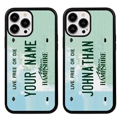 
Personalized License Plate Case for iPhone 13 Pro Max – Hybrid New Hampshire